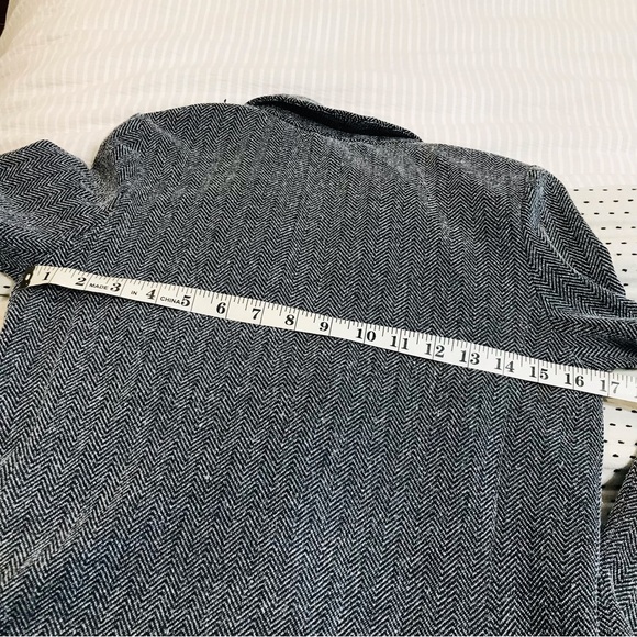 [H&M] Lightweight Herringbone Blazer Sz US 2 - Picture 8 of 9